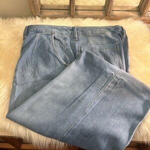 Lane Bryant Denim (Cotton) Wide Leg Jeans, Size 18 EUC